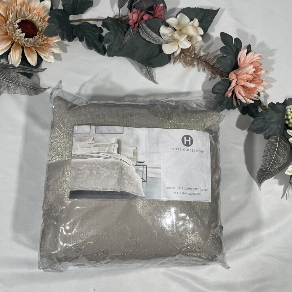 NIB $335 [ Full / Queen ] Duvet Cover‎ for Hotel Collection Brushwork